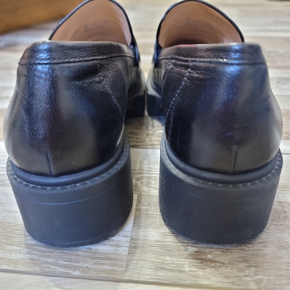 Coach Leah Loafer Black Leather Size 11 - Picture 5 of 11